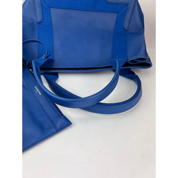 Balenciaga Calfskin S Navy Cabas Blue Tote and Pouch Set - Picture 9 of 16